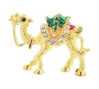 DEARMAMY Boîte à Bijoux Ethnique Rétro avec Figurine de Dromadaire Coffret à Trinkets Polyvalent Décoratif Boîte Souvenir Chic pour Rangement Bijoux et Petits Objets