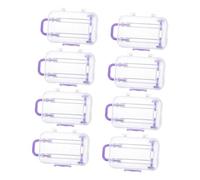 DEARMAMY Boîte De 8 Pièces Boîte à Bonbons Boîte à Roulettes Valises Mini-valise Voyages Compartiments Décor Mini Valise Boîtes De Faveur De Mariage Violet,mauve