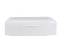 DEARMAMY Boîte De à Couvercle Transparent Plateau Pour Outils De Nail Art Boîte Outils De Nettoyage Étui Pour Salon De Manucure