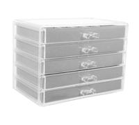 DEARMAMY Boîte De Collection Pour Roches Acrylique Transparente Compartiments Amovibles Organisateur Présentoir Pour Bijoux Et Cristaux Collection Présentoirs