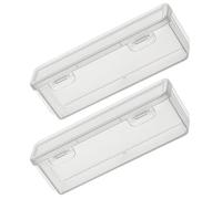 DEARMAMY BoîTe De Rangement Lunettes Transparentes En Pp Avec Couvercle ÉTanche Empilable Portable Pour Lunettes De Soleil 7 1/8X2 4/8X1 7/8 Pouces