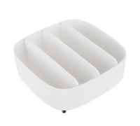 DEARMAMY Boîte De Rangement Pour Cosmétiques Et Maquillage Capacité Blanche Organisateur De Bureau Maison