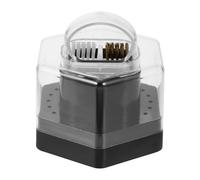 DEARMAMY Boite De Rangement Pour Forets à Ongles Support De Rangement Pour Têtes De Polissage Étui Transparent Pour Accessoires De Manucure