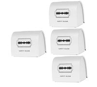DEARMAMY Boîte De Rangement Pour Lames De Rasoir 4 Pièces Conteneur Pour Élimination Des Lames Banque De Lames De Rasoir Conteneur Pour Élimination Des Lames De Rasage Support Pour