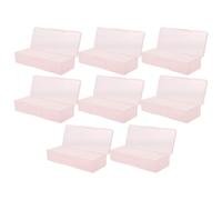 DEARMAMY Boîte de Rangement Rose Grosse Taille pour 8 Outils de Manucure en Polypropylène Organisateur Léger et Portable pour Accessoires Nail Art et Pédicure 193 X 76 CM