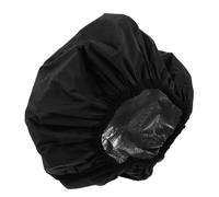 DEARMAMY Bonnet de Bain Chauffant Étanche Double Couche Noir Eva Grand Taille sans Électricité Anti-statique pour Cheveux Longs Protection Bain Bonnet Après-shampoing Femme