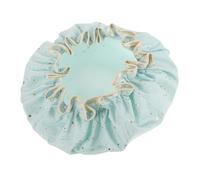 DEARMAMY Bonnet De Étanche Chapeau De Bain Bonnet De Bain De Satin Pour Dormir Filets à Cheveux Pour Hommes De Bébé En Soie Feuille De Cheveux Luxe Light Green Demain