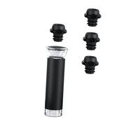 DEARMAMY Bouchon de Vin Sous Vide Silicone Set de Bouchons à Pompe Portable pour Sceller et Conserver le Vin Rouge Étanchéité Hermétique Anti-oxydation Accessoire Pratique pour Dégustation