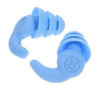 DEARMAMY Bouchons Oreille Silicone Réutilisables de Bruit Étanche pour Sommeil Piscine Concerts et Sports Aquatiques Confort Longue Durée Protection Auditive