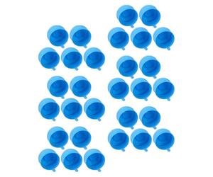 DEARMAMY Bouchons pour Bidons D'eau 30pcs en Plastique Bleu, Couvercles à Vis Robustes pour Distributeurs D'eau, Adaptés pour Usage Extérieur et Bureaux
