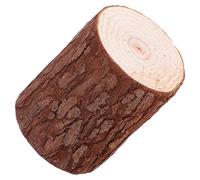 DEARMAMY Bougeoir Bois Naturel Support Bougie Bois Massif Centre de Table Décoration Intérieure