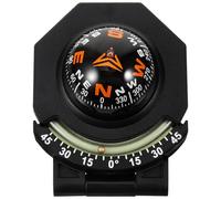 DEARMAMY Boussole Sphérique Lumineuse pour Voiture, Compas de Tableau de Bord Ajustable, Mesure D’Inclinaison, Double Face Autocollant, Accessoire de Navigation pour Bateau et Véhicule