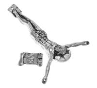 DEARMAMY Breloque Jésus en Alliage de Zinc Argentée pour Bijoux DIY | Pendentif Créatif, Structure Simple et Légère, Accessoire pour Présents, Amis et Famille, Usage Décoratif