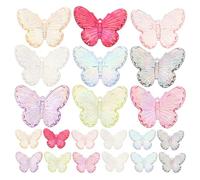 DEARMAMY Breloques Artisanat Fin en Plastique Design Unique 50 Pièces pour Création DIY pour Bijoux et Accessoires Cheveux, Décoration Créative