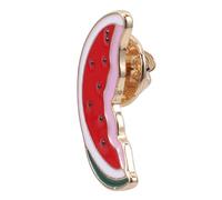 DEARMAMY Broche Pastèque Émaillée Broche Dessin Animé Forme de Tranche de Pastèque pour Vêtements