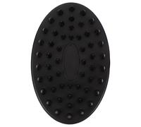 DEARMAMY Brosse à shampoing en silicone corps scrubber Doux brosse pour le bain de bébé exfoliant peau Brosse de bain pour enfants brosse à cheveux pour enfants Gel de silice Noir