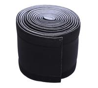 DEARMAMY Cache-câble en Néoprène Noir 330x13,5cm, Gaine de Cordon Ajustable et Découpable pour Gestion et Protection des Câbles Électriques