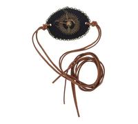 DEARMAMY Cache Œil Élégant PU Pour Halloween Yeux Rétro Punk Accessoire De Cosplay Décoratif Pour Adultes Pour Lors De Vos Costumées
