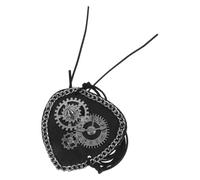 DEARMAMY Cache Œil Unique Rétro pour Adultes Masque de Pirate avec Design Punk Vintage pour Halloween Cosplay