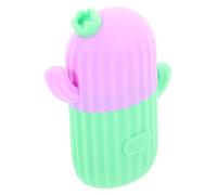 DEARMAMY Cactus Glaçon Réutilisable Moule à Rouleau à Glace En Silicone Rouleau à Glace Masseur Visage Rouleau à Glace Pour Massage De La Peau Rouleau Facial Gel De Silice