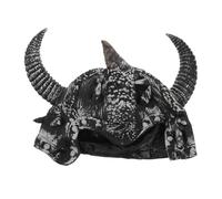 DEARMAMY Casque De Corne De Viking Médiéval Pour Hommes Coiffe De Roi Pour Fête Dhalloween Festival Gladiateur Soldat Romain