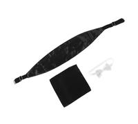 DEARMAMY Ceinture Cummerbund et Pochette Homme Polyester Élégant pour Costume Mariage Cérémonie Affaires Habillées Noir Blanc