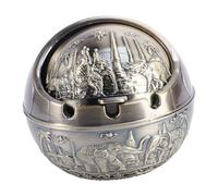 DEARMAMY Cendrier Éléphant Créatif en Alliage De Zinc 3.94X3.94X3.54In - Cendrier De Bureau Et Maison Anti-Odeur avec Conteneur pour Cendres - Décoration Pratique Et Élégante