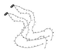 DEARMAMY Chaînes De Cheveux Étoile Pour Tresses 2 Pièces En Alliage Léger Robuste Femmes Filles Accessoires Coiffure Quotidien Présent