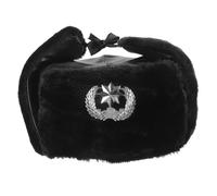 DEARMAMY chapeau chaud Hommes chapeau de soleil Douane casquettes bonnet hiver casquette chaude chapeau chapeau en peluche chapeau décontracté Unité centrale Black