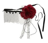 DEARMAMY Chapeau De Fête De Thé Gothique -tête À Fleurs Bandeau À Fleurs Fascinateurs Pour Fête De Thé