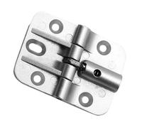 DEARMAMY Charnière pour Table Épaisse Réglable Petite Paumelle pour Porte de Placard et Facile à Installer Finition Argent Sable