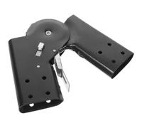 DEARMAMY Charnière Robuste pour Échelle Pliante en Métal Noir, Connecteur de Joint Stable et Léger, Kit de Remplacement pour Échelle de Grenier Pliable
