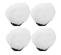 DEARMAMY Chaussette de Lampe Extensible, Housses en Tissu pour Lampes 7 Pouces, 4 Pcs, Nylon, Blanc, pour Photographie, Lumière Douce, Mariages et Portraits