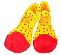 DEARMAMY Chaussures de Clown Cosplay Adulte PU pour Fête Halloween et Spectacle Accessoires de Costume pour Performance Scénique