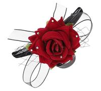 DEARMAMY Clip à cheveux rétro pinces à cheveux fleurs pour femmes arc pinces à cheveux femmes rose floral pinces à griffes femmes accessoires de cheveux coup de fleur de cheveux dentelle