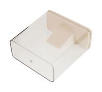 DEARMAMY Coffret de Présentation Crème pour Médailles Sportives, Boîte de Rangement Compacte en Plastique Transparent avec Mini-chevalet, Porte-Ruban Sportif pour Exposition et Collection