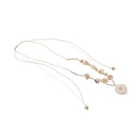 DEARMAMY Collier Coquillage Hawaïen Artisanale avec Pendentif Conque Faux Coquillages Bijoux Plage Style Boho pour Femme