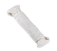 DEARMAMY Corde en Nylon Blanc Résistante aux Intempéries pour Mât de Drapeau 6mm et Levage Facile pour Camping Extérieur