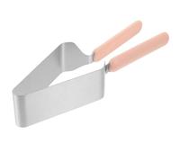 DEARMAMY Coupe-gâteau Finition Soignée Poignée Antidérapante en Acier Inoxydable Outil Pratique pour Découper et Thé de - Fêtes