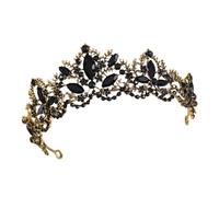 DEARMAMY Couronne de Mariage Baroque Diadème Élégant pour Fête Photographie et Banquet Accessoire de Mariage et Filles