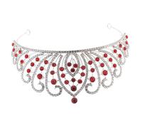 DEARMAMY couronne de strass couronne de de rhinestone wedding dress célibataire invité Royal de mariée de mariage de mariage alliage