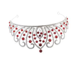 DEARMAMY couronne de strass couronne de de rhinestone wedding dress célibataire invité Royal de mariée de mariage de mariage alliage
