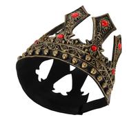 DEARMAMY Couronne Royale Pour Homme Couronne De Prince Pour Garçon Accessoire De Costume Médiéval Roi Anniversaire Pour Cosplay