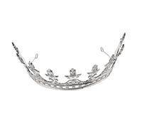 DEARMAMY Couronne Royale Vintage pour Mariage Anniversaire Halloween Cosplay Diadème Coiffe Costume Accessoire de Fête Unisexe