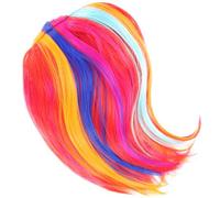 DEARMAMY Courte Et Lisse Pour Femme Idéale Pour Un Cosplay Une Fête Un Bal Masqué Un Mariage Ou Au Quotidien