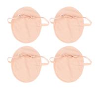 DEARMAMY Coussinet Ergonomique et Confortable Anti-transpiration pour Aisselles en Coton Rose Facile à Utiliser 2 Paires pour Hommes et Femmes sous T-shirts et Casquettes