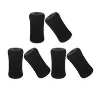 DEARMAMY Coussinet Mousse de Remplacement pour Jambes de Banc de Musculation 6 Pièces, Rouleaux en Mousse Antidérapants 23x70x130 Mm, Accessoires Fitness pour Protections Amortissantes