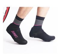 DEARMAMY Couvre-Chaussures Cyclisme, Couvre-Chaussures de Vélo Chauds en Nylon et Poly, Noir, 1 Paire, Faciles à Enfiler, pour Hommes et Femmes, Pratique du Vélo Sports