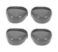 DEARMAMY Couvre-Chaussures de Sécurité 4 Pcs Embouts en Acier Renforcé et Protection Métatarsienne Antidérapantes et Résistantes Taille 38X2 pour Bottes de Travail Industrielles et