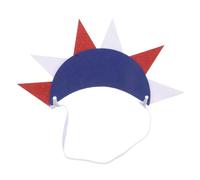 DEARMAMY Couvre-chef Du Jour de L'indépendance Des États-unis Bandeau en Tissu Non Tissé Du 4 Juillet Motif Statue de La Liberté pour La Fête Nationale